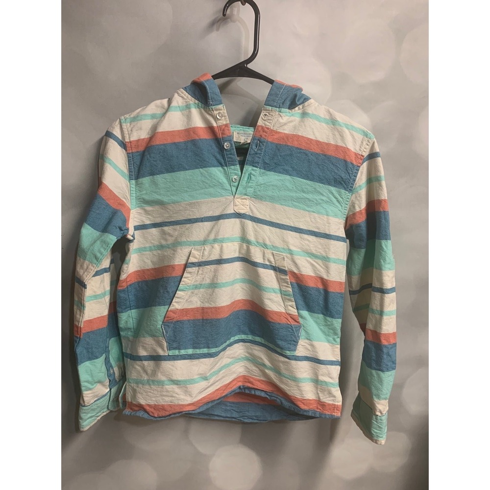 Brothers & Sisters striped beach lightweight pullover Youth 11/12 Unisex